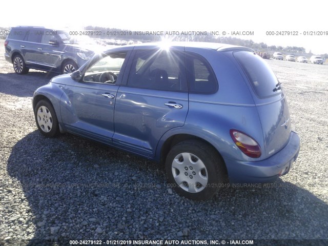 3A4FY58B16T275629 - 2006 CHRYSLER PT CRUISER TOURING BLUE photo 3