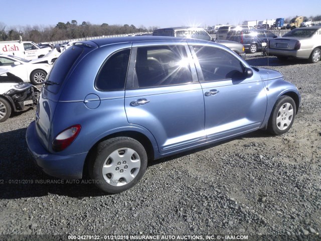 3A4FY58B16T275629 - 2006 CHRYSLER PT CRUISER TOURING BLUE photo 4