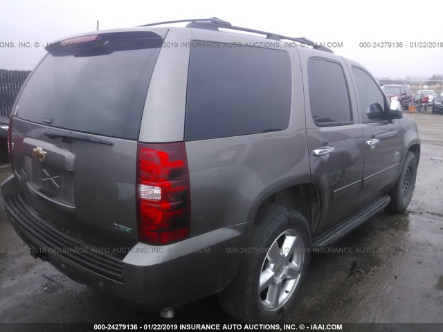 1GNSCAE03BR351036 - 2011 CHEVROLET TAHOE C1500  LS GRAY photo 4