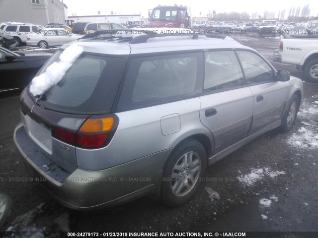 4S3BH675836615970 - 2003 SUBARU LEGACY OUTBACK AWP 银色 照片 4