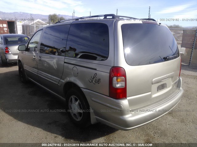 1GHDX13E7YD232359 - 2000 OLDSMOBILE SILHOUETTE LUXURY GOLD photo 3