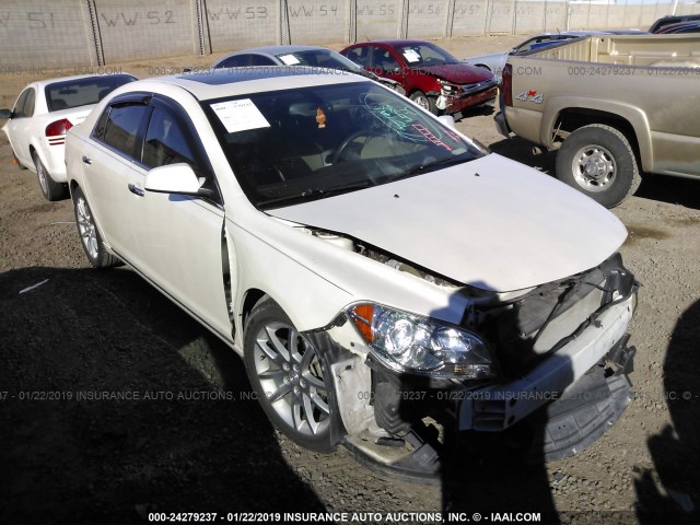 1G1ZG5E74CF272342 - 2012 CHEVROLET MALIBU LTZ WHITE photo 1