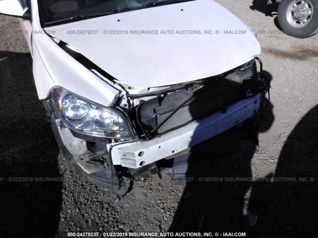 1G1ZG5E74CF272342 - 2012 CHEVROLET MALIBU LTZ WHITE photo 6