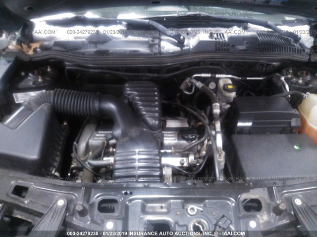 5GZCZ33D87S829835 - 2007 SATURN VUE მწვანე ფოტო 10