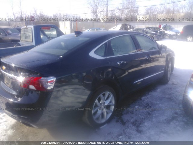 1G1145S33HU140747 - 2017 CHEVROLET IMPALA PREMIER Navy photo 4