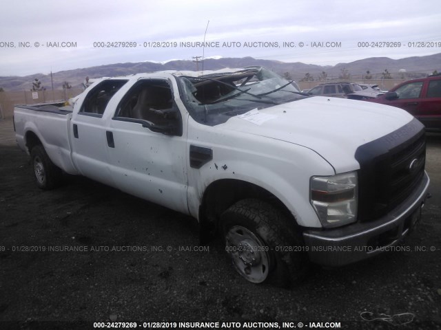 1FTSW31R88EA97128 - 2008 FORD F350 SRW SUPER DUTY WHITE photo 1