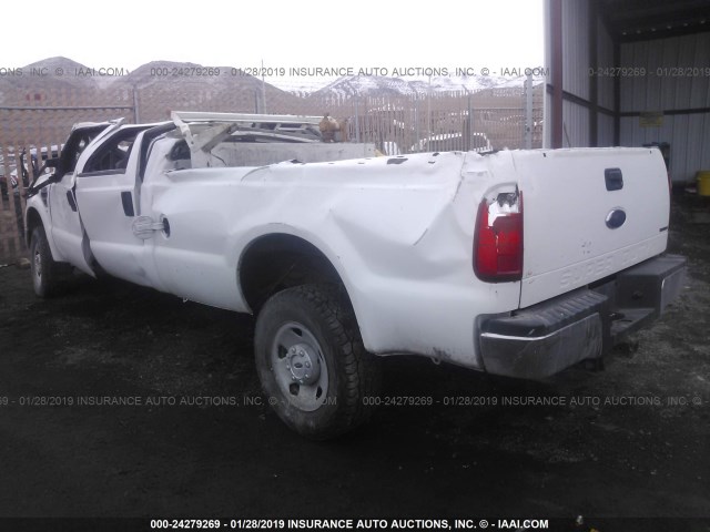 1FTSW31R88EA97128 - 2008 FORD F350 SRW SUPER DUTY WHITE photo 3