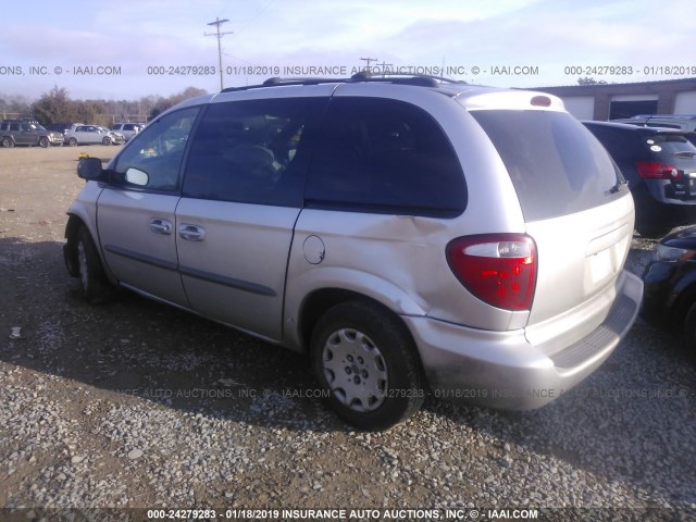 1C4GJ45382B604103 - 2002 CHRYSLER VOYAGER LX SILVER photo 3