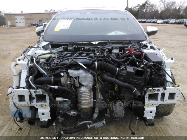 SHHFK7H98HU231742 - 2017 HONDA CIVIC SPORT TOURING WHITE photo 6