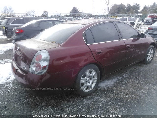 1N4AL11D26N328427 - 2006 NISSAN ALTIMA S/SL RED photo 4