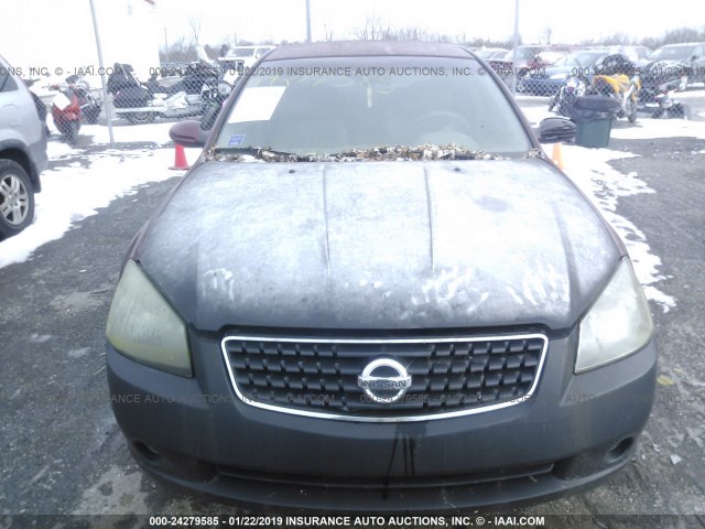 1N4AL11D26N328427 - 2006 NISSAN ALTIMA S/SL RED photo 6