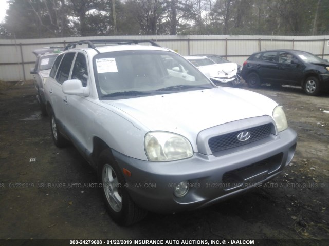 KM8SC13E24U685836 - 2004 HYUNDAI SANTA FE GLS/LX WHITE photo 1