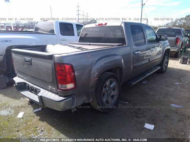 3GTP1VE05DG105877 - 2013 GMC SIERRA C1500 SLE SILVER photo 4