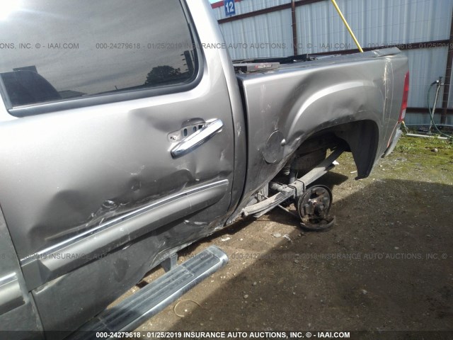 3GTP1VE05DG105877 - 2013 GMC SIERRA C1500 SLE SILVER photo 6