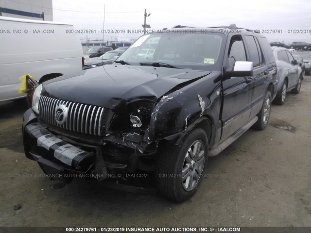 4M2EN4J83AUJ02089 - 2010 MERCURY MOUNTAINEER PREMIER BLACK photo 2