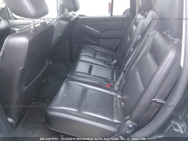 4M2EN4J83AUJ02089 - 2010 MERCURY MOUNTAINEER PREMIER BLACK photo 8