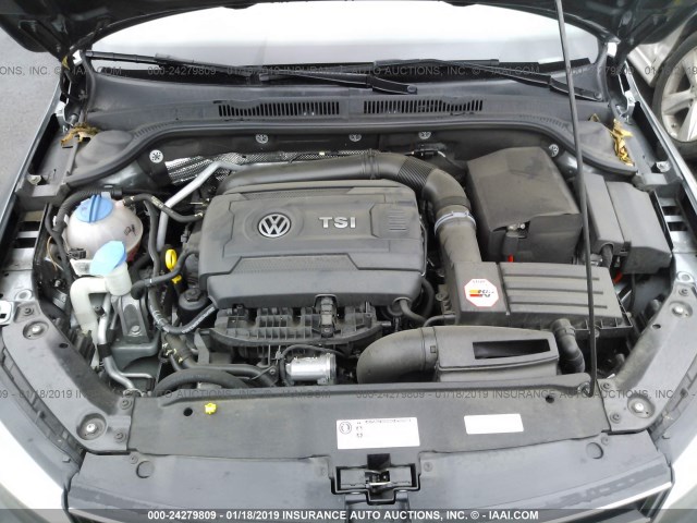 3VWD17AJ3GM230845 - 2016 VOLKSWAGEN JETTA SPORT GRAY photo 10