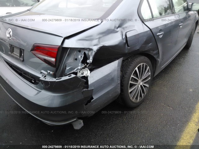3VWD17AJ3GM230845 - 2016 VOLKSWAGEN JETTA SPORT GRAY photo 6