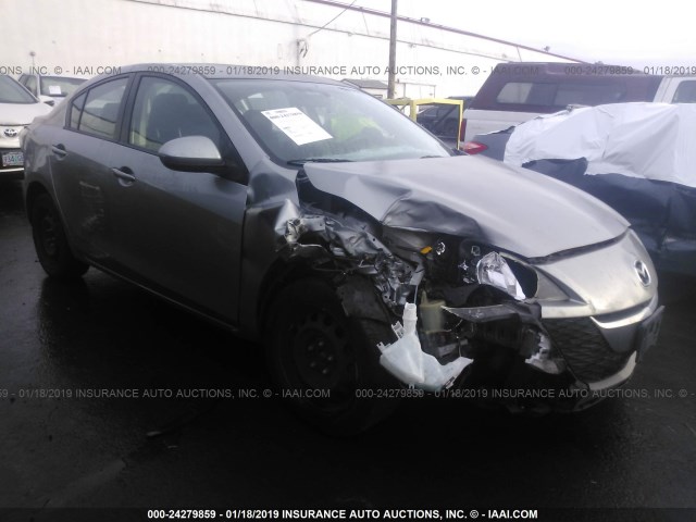 JM1BL1SF5A1207857 - 2010 MAZDA 3 I GRAY photo 1