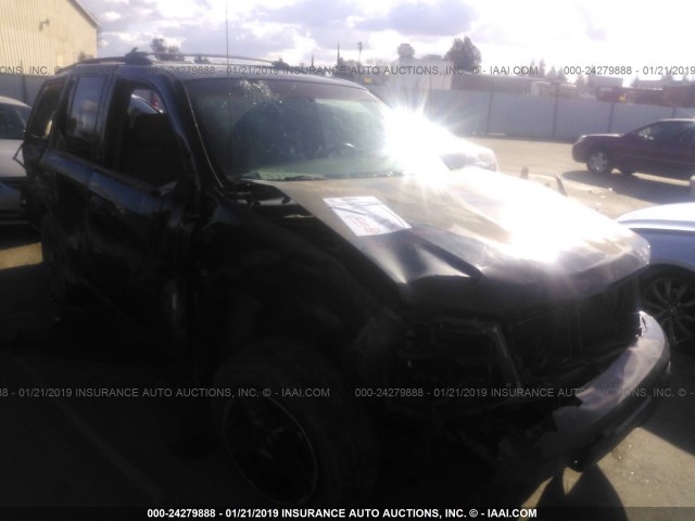 1GNDS13S132251527 - 2003 CHEVROLET TRAILBLAZER  BLACK photo 1