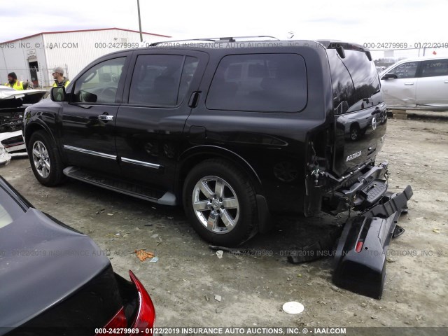 5N1BA0NF1BN610672 - 2011 NISSAN ARMADA PLATINUM BLACK photo 3