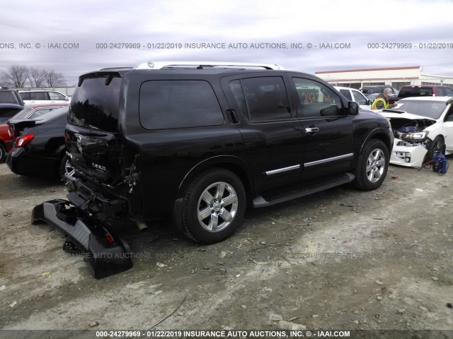 5N1BA0NF1BN610672 - 2011 NISSAN ARMADA PLATINUM BLACK photo 4