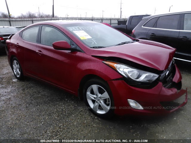 KMHDH4AE4DU934572 - 2013 HYUNDAI ELANTRA GLS/LIMITED RED photo 1