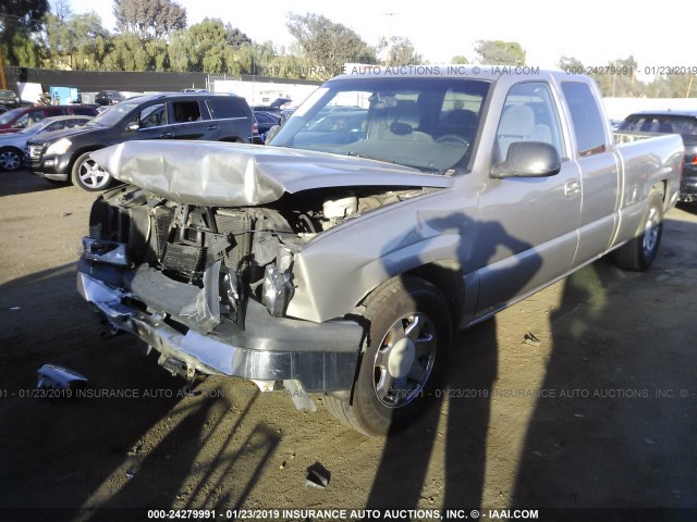 2GCEC19V631256900 - 2003 CHEVROLET SILVERADO C1500 GRAY photo 2