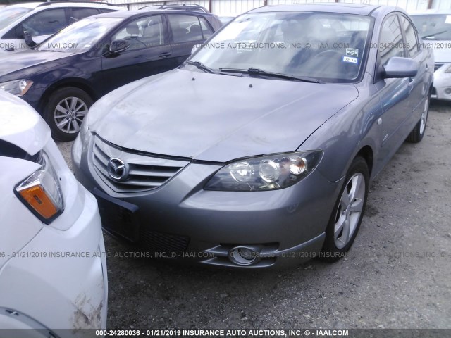 JM1BK323751227568 - 2005 MAZDA 3 S SILVER photo 6