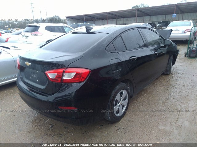 1G1BC5SM8J7125133 - 2018 CHEVROLET CRUZE LS BLACK photo 4