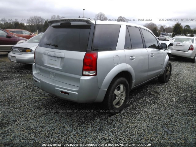 5GZCZ33Z47S879398 - 2007 SATURN VUE HYBRID SILVER photo 4