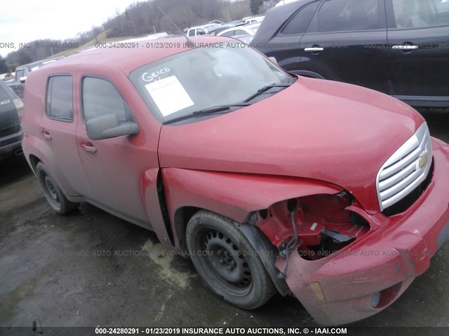 3GNCA13B09S533234 - 2009 CHEVROLET HHR LS Rojo foto 1