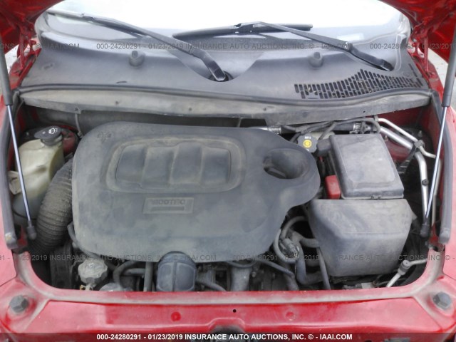 3GNCA13B09S533234 - 2009 CHEVROLET HHR LS Rojo foto 10