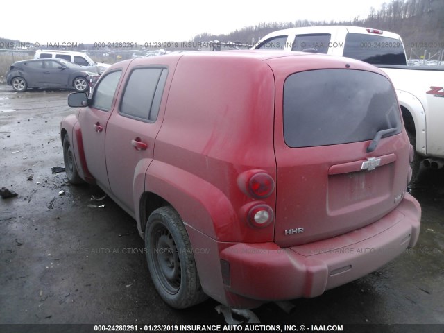 3GNCA13B09S533234 - 2009 CHEVROLET HHR LS Rojo foto 3