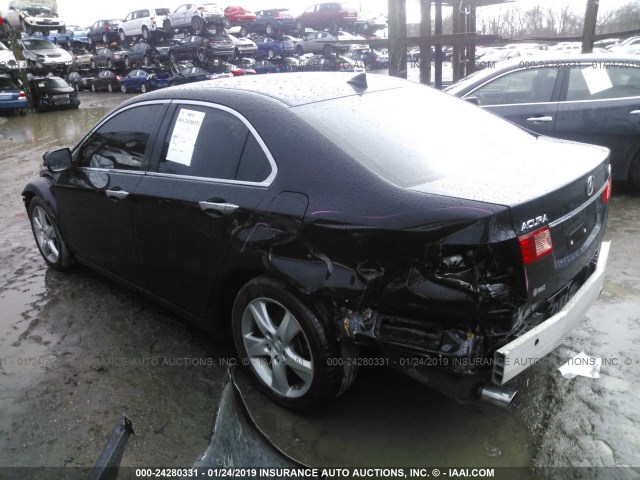 JH4CU2F65CC000943 - 2012 ACURA TSX TECH BLACK photo 3