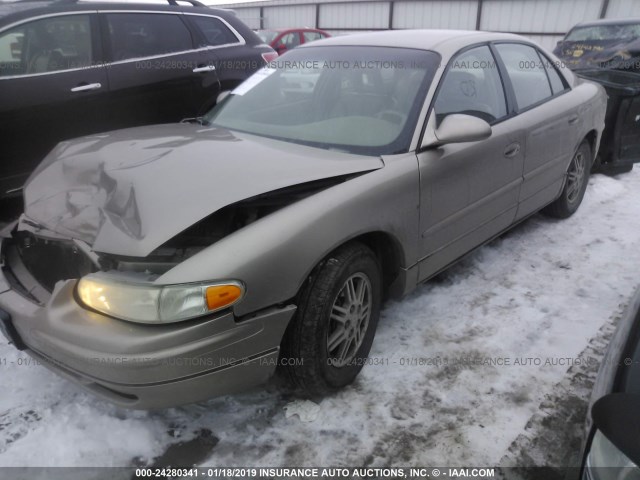 2G4WB52K731217274 - 2003 BUICK REGAL LS GOLD photo 2