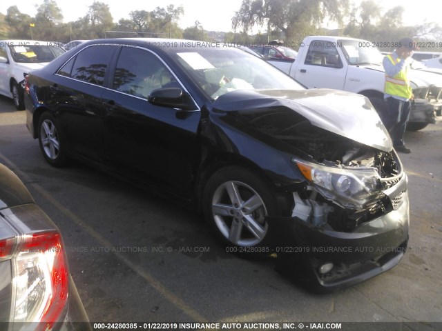 4T1BF1FK6EU346118 - 2014 TOYOTA CAMRY L/SE/LE/XLE 黑色 照片 1