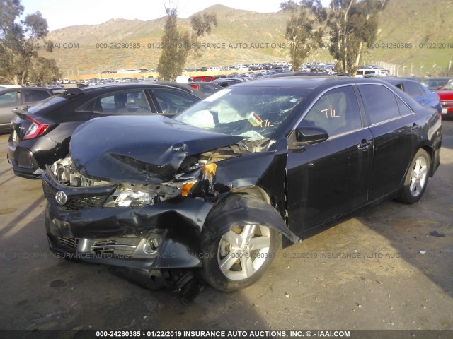 4T1BF1FK6EU346118 - 2014 TOYOTA CAMRY L/SE/LE/XLE 黑色 照片 2