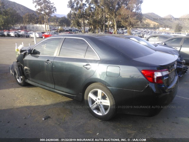 4T1BF1FK6EU346118 - 2014 TOYOTA CAMRY L/SE/LE/XLE 黑色 照片 3