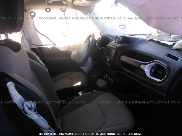 ZACCJAAB6HPF17373 - 2017 JEEP RENEGADE SPORT Կարմիր լուսանկար 5