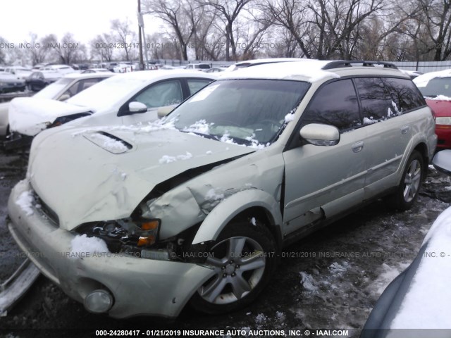 4S4BP68C454358154 - 2005 SUBARU LEGACY OUTBACK 2.5 XT GOLD photo 2