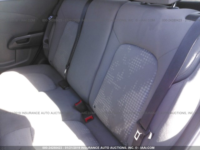 1G1JA6SH3D4106120 - 2013 CHEVROLET SONIC LS WHITE photo 8