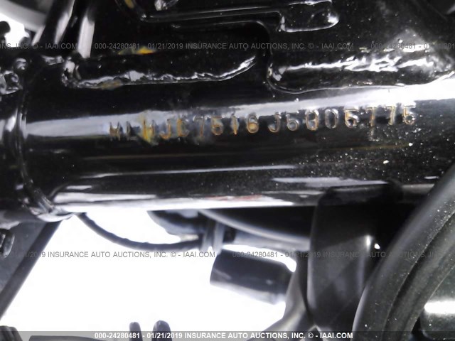 MLHJC7516J5005775 - 2018 HONDA GROM WHITE photo 10