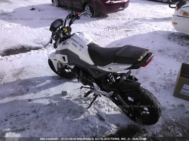 MLHJC7516J5005775 - 2018 HONDA GROM WHITE photo 3