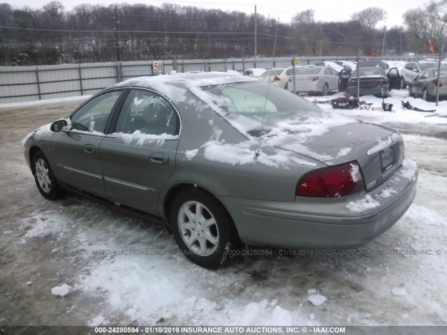 1MEFM55S42G635897 - 2002 MERCURY SABLE LS PREMIUM GREEN photo 3