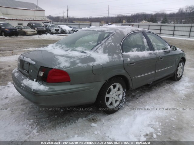 1MEFM55S42G635897 - 2002 MERCURY SABLE LS PREMIUM GREEN photo 4