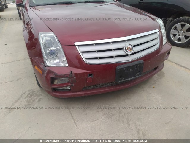 1G6DW677X50206457 - 2005 CADILLAC STS RED photo 6