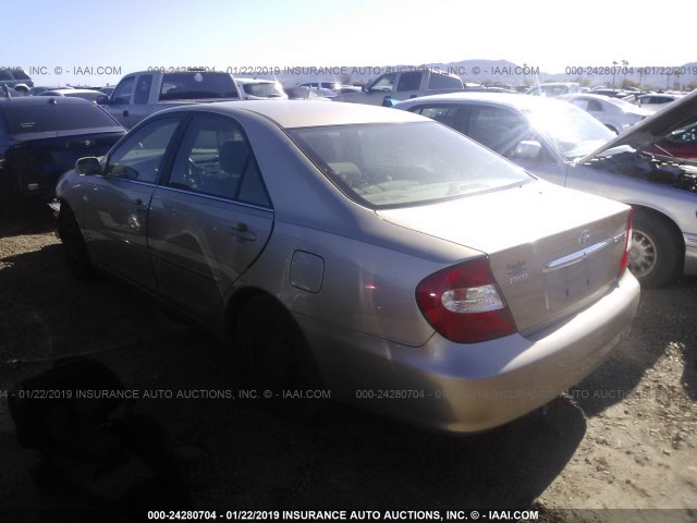 JTDBE32K640257356 - 2004 TOYOTA CAMRY LE/XLE Қоңыр фото 3
