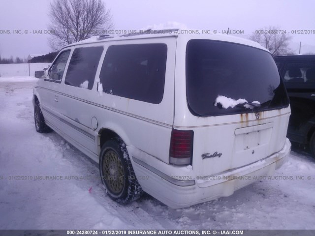 1C4GH54L1SX622299 - 1995 CHRYSLER TOWN & COUNTRY  WHITE photo 3