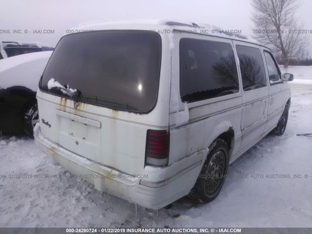 1C4GH54L1SX622299 - 1995 CHRYSLER TOWN & COUNTRY  WHITE photo 4